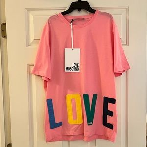 Authentic LOVE Moschino Oversized Tee Brand New never worn